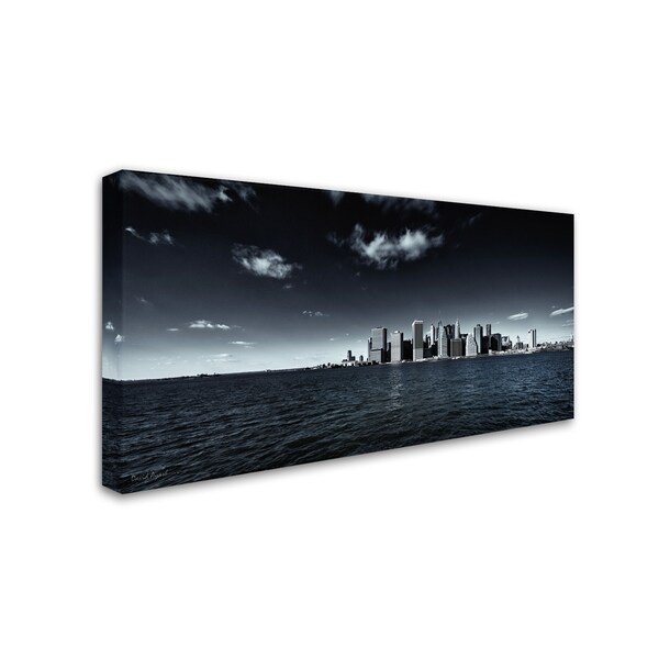 David Ayash 'NYC Financial District And Downtown' Canvas Art,12x24